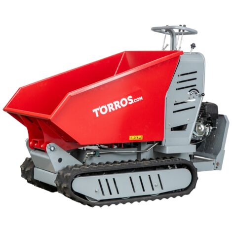 Minidumper hydrostatique à chenilles benne basculante 500kg 9CH Torros HRD500H