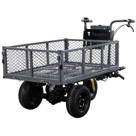 Torros – Brouette motorisée 300kg – Batterie lithium 40V 6Ah – 3 roues pour terrains difficiles – Frein électrique – EP250G