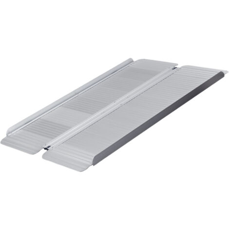 Mw Tools – Rampe de chargement pliable aluminium 300kg 1220x720mm – Largeur utile 660mm – Antidérapante pour accès véhicules – ARP1001