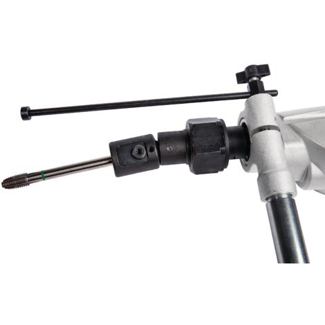 Taraudeuse à main électrique de M6 à M18 avec dispositif d'inversion 0,41 kW 230V dans un coffre de rangement robuste Metallkraft GS18