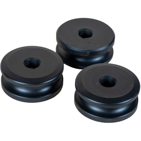 Jeu de 3 Galets pour cornières pour cintreuse motorisée PRM35F Metallkraft 3880100
