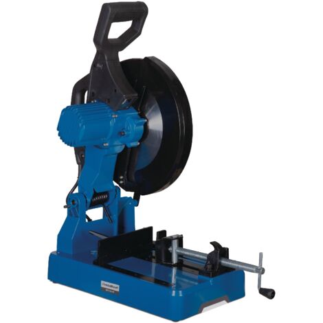 Tronçonneuse métal acier inox et aluminium à sec 4 vitesses 3,5 kW 230 V lame circulaire ø355 mm 700/1300 tr/min Metallkraft MTS356-4B