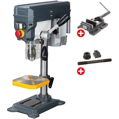 Perceuse d'établi jusque ø 13 mm raccord B16 350W 230V 5 vitesses + étau de perçage + jeu de boulons Optidrill DQ14 PACK (1/5)