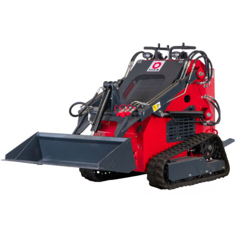 Mw Tools – Mini chargeur sur chenilles moteur essence 23ch – Capacité de levage 300 kg – Pour terrains marécageux – MLD300R