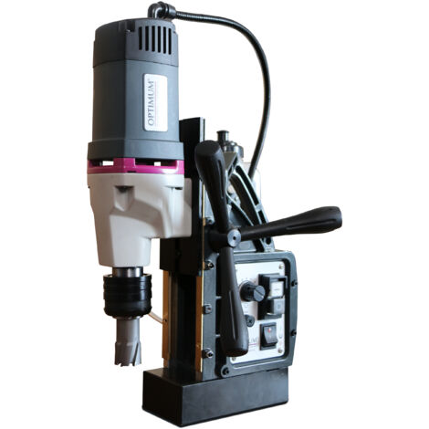 Perceuse magnétique haute performance jusque ø 50x50 mm Weldon 19 mm 1,7 kW aimant 15600 N vitesse variable Optidrill DM50V 230V (1/5)