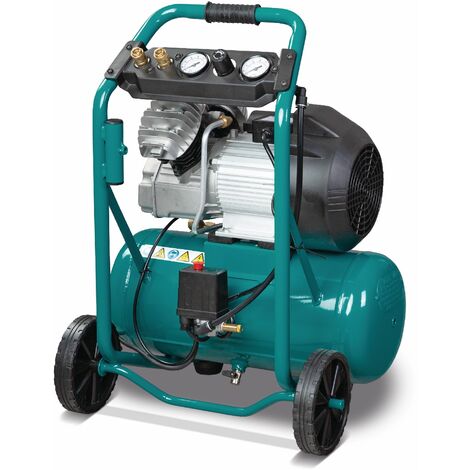 Compresseur de chantier mobile cuve 24 L 2,2 kW / 3 Ch 310 L/min 10 bars 230V Aircraft COMPACT-AIR 361/24 E