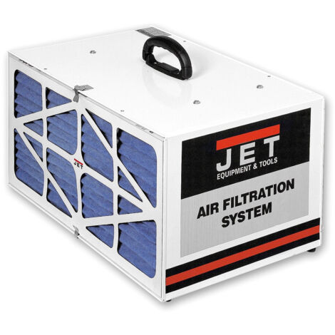 JET – Système de filtration d'air 230V 0.1kW 600m³/h – Filtre électrostatique 5 microns – Portable avec poignée – AFS500M