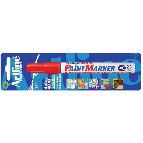 Marqueur à peinture Artline 400XF marqueur indélébile pointe ronde 2,3 mm emballé par 12 pièces vert Limit ART400GR (1/5)
