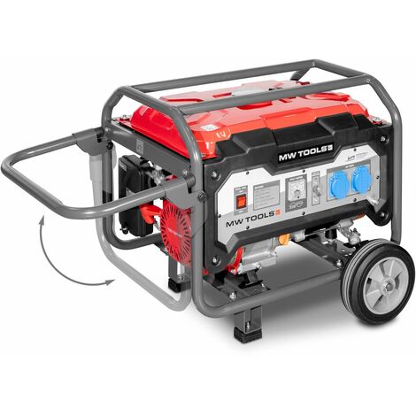 Groupe électrogène insonorisé diesel 6 kW 230V + 7,5kW 400V MW Tools DG75E