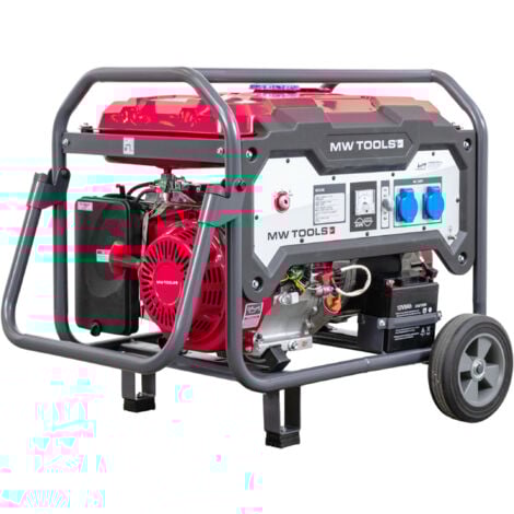 Groupe électrogène essence 5,0kW 230V - démarrage électrique MW Tools BG50E