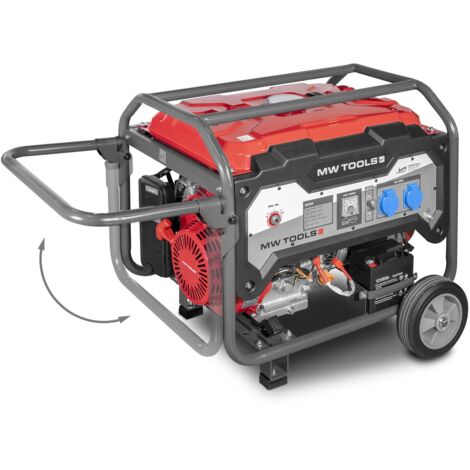 Groupe électrogène essence 5,0kW 230V - démarrage électrique MW Tools BG50E