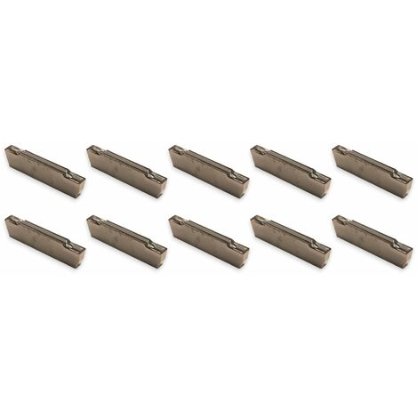 Plaquettes à tronçonner revêtement TiAlN largeur de tronçonnage 2 mm 10 pcs MW-Tech MGMN200-M