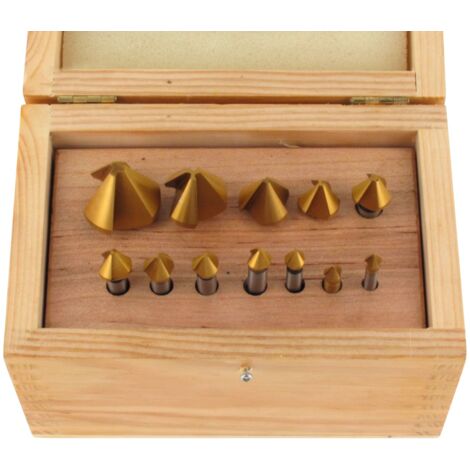 Coffret De 12 Fraises à Mises Rapportées Kwb – Queue 8 Mm, Métal Dur – Neuf
