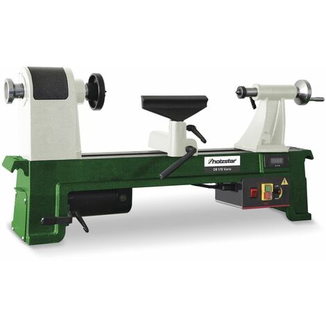 Holzstar – Tour à bois vitesse variable 355x510 mm – Puissance 0,75 kW – 3 plages de vitesse pour contrôle précis – DB510VARIO