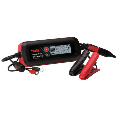 TELWIN - Chargeur, maintenance de charge, testeur batterie et alternateur 6/12V T CHARGE 12 EVO - 807578 (1/10)