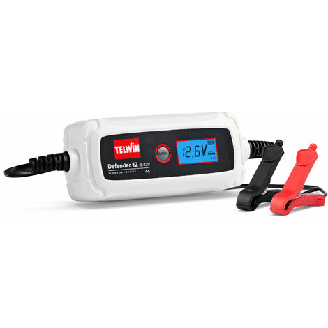 Chargeur de batterie électronique d'entretien 6/12V 2/4A Telwin DEFENDER12 (1/2)