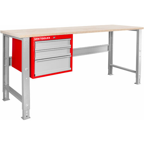 Établi modulaire Multiplex avec armoire à tiroirs 3T 2000 mm MW Tools MOD205 (1/2)