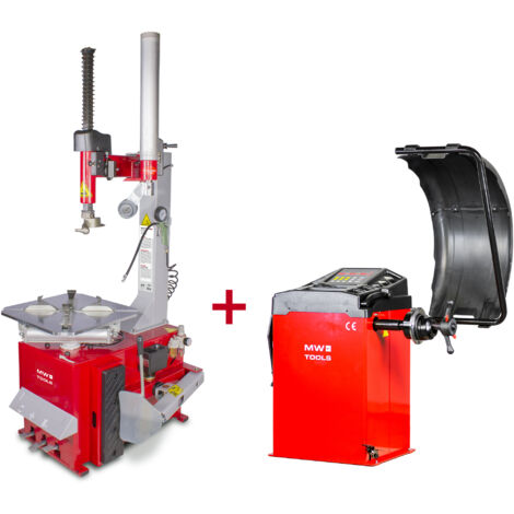 Pack démonte-pneu BT200 3x400V et équilibreuse de roues BB205 230V MW Tools BT200 SET2