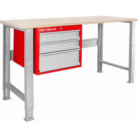 Établi modulaire Multiplex avec armoire à tiroirs 3T 1500 mm MW Tools MOD155 (1/2)