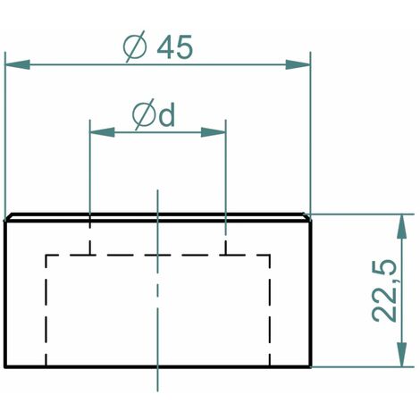 Matrice Ronde Schema Matrice ronde Taille 2 dia. 20,7 mm Mubea MBM2-20,7