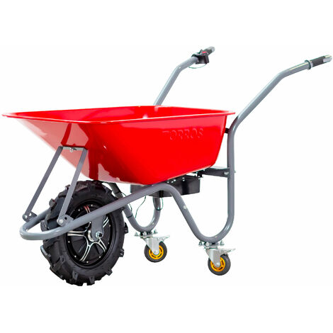 Torros – Brouette motorisée 80L 150kg – Moteur électrique 500W – Autonomie 1,5h – Pour terrains accidentés – EK150F2