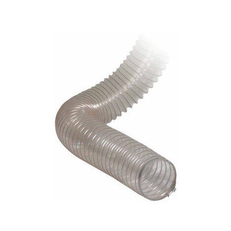 Tuyau transparent en spirale PU - 120MM - 5M Holzkraft 120MM5M