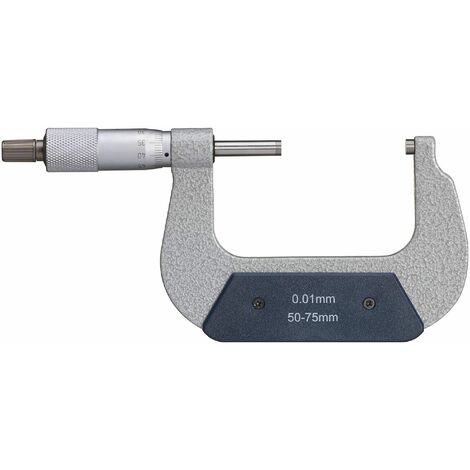 Draper 46605 Micromètre Externe 50-75 Mm - Précision Professionnelle Pour Mesures Exactes
