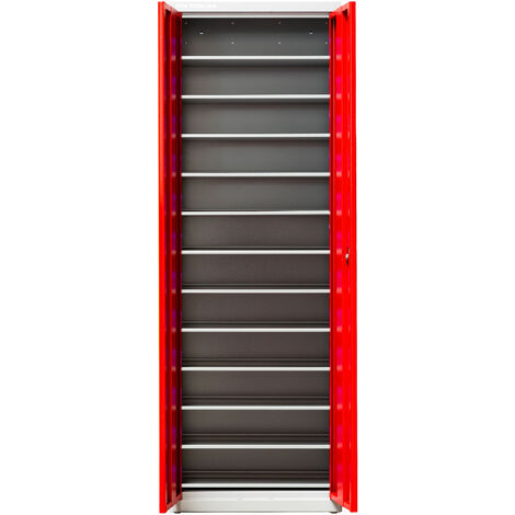 Armoire en acier avec portes 12 étagères MW Tools DEBK48DL (1/2)