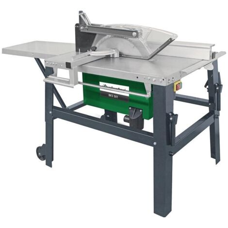 Scie à Ruban D'atelier 800W - Coupe Max 70 Mm - Table Métal Inclinable 0-45° - Livrée Avec 2 Lames - Pour Bois, Plastique, Mousse