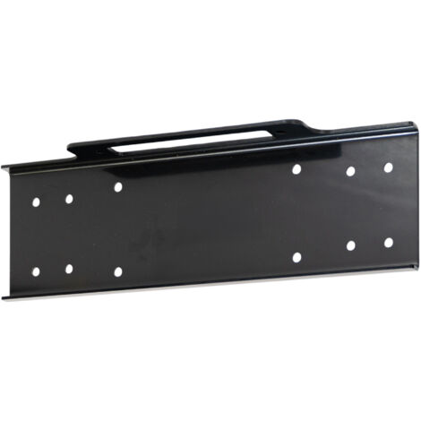 Mw Tools – Plaque de montage pour treuils 5,5 t – Tôle d'acier 5 mm – Dimensions 580 x 182 x 100 mm – Revêtement époxy – UM55
