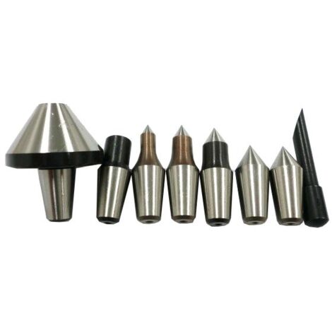 GOTOTOP Pointe De Centrage MT3 60° Acier Haute Précision Pour Tour - Pointe Tournante