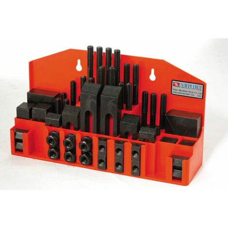 Set de pièces de serrage raynure en T 18 mm M20 - 52 pièces Vertex CK-18 (1/3)