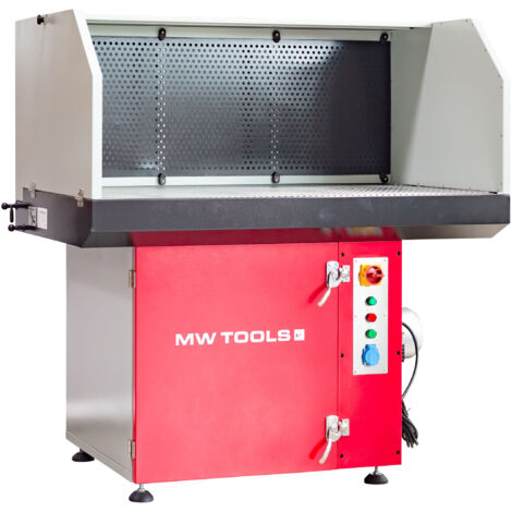 Mw Tools – Table d'aspiration professionnelle 1350x800mm – Aspiration fumées et poussières – Moteur 230V 2800m³/h – Filtre HEPA 99,9% – LTA2050