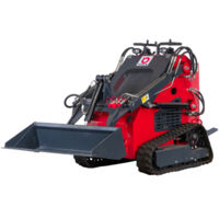 Mw Tools – Mini chargeur sur chenilles moteur essence 23ch – Capacité de levage 300 kg – Pour terrains marécageux – MLD300R