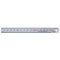 Règle de mesure flexible en acier inoxydable chromé mat avec double graduation en mm et mm 3000x40x3 mm Limit MLFF300A
