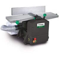 Holzstar – Raboteuse dégauchisseuse portable 204 mm – Puissance 1,5 kW – Aspiration intégrée – Pour bois massif et planches – Réglage épaisseur 2 mm