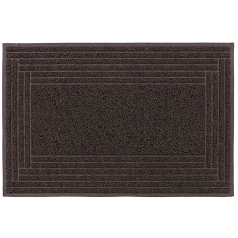 Mud Grabber Spaghetti Scraper Doormat, 40x60cm, Brown Border (1/4)