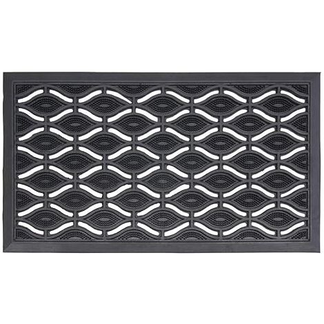 Eclipses Heavy Duty Rubber Entrance Floor Doormat, 40x70cm, Eyes (1/4)