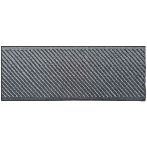 Stellar Machine Washable Latex Backed Runner, 57x150cm, Grey (1/4)