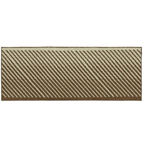 Stellar Machine Washable Latex Backed Runner, 57x150cm, Brown (1/4)