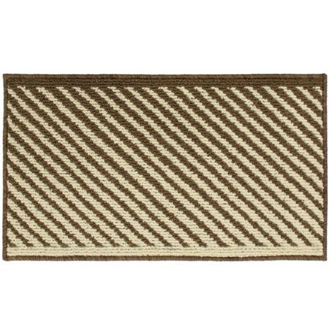 Stellar Machine Washable Latex Backed Doormat, 40x70cm, Brown (1/4)