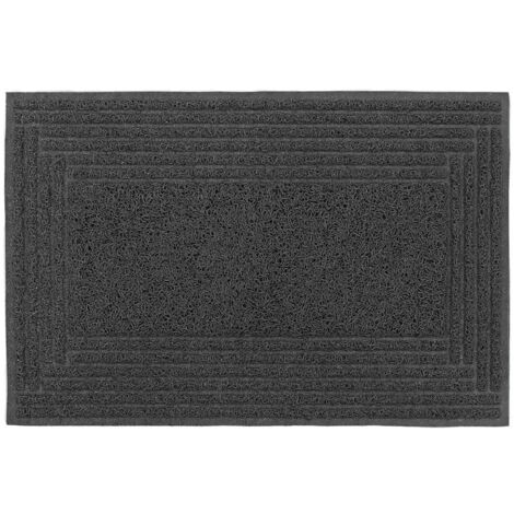 Mud Grabber Spaghetti Scraper Doormat, 40x60cm, Grey Border (1/4)