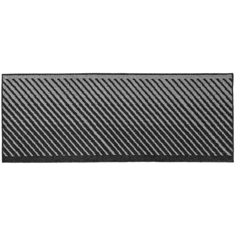 Stellar Machine Washable Latex Backed Runner, 57x150cm, Black (1/4)