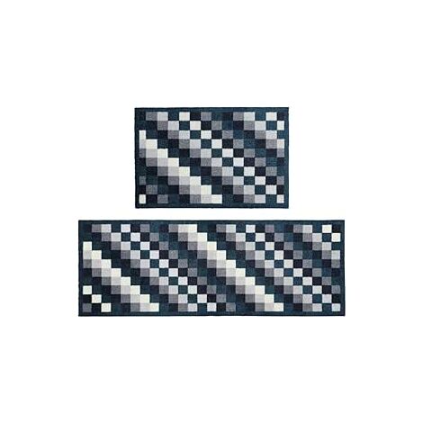 Mega Machine Washable Doormat and Runner, Pixels (1/4)