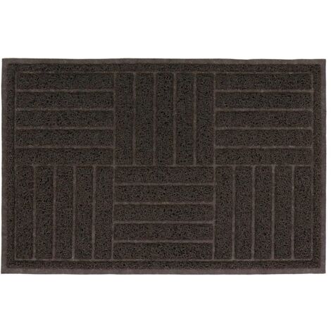 Mud Grabber Spaghetti Scraper Doormat, 40x60cm, Brown Square (1/4)