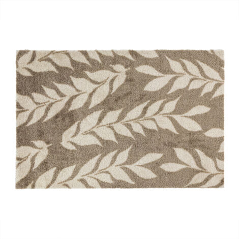 JVL Mega Doormat - 50x75cm, Leaves (1/5)