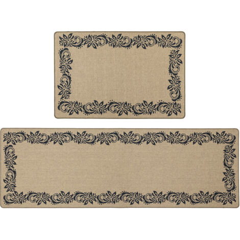 JVL Elegance Doormat and Runner Set, Scroll Boarder (1/5)