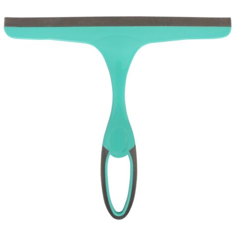Hand Held Wiper Blade Window Squeegee, Turquoise/Grey (1/4)