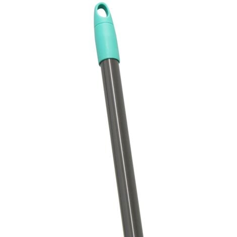 Lightweight Outdoor Hard Bristle Sweeping Brush Broom, Turquoise/Grey