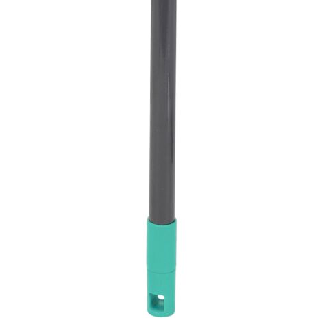 Rubber Squeegee Sponge Window Cleaner with Extendable Pole, Turquoise/Grey